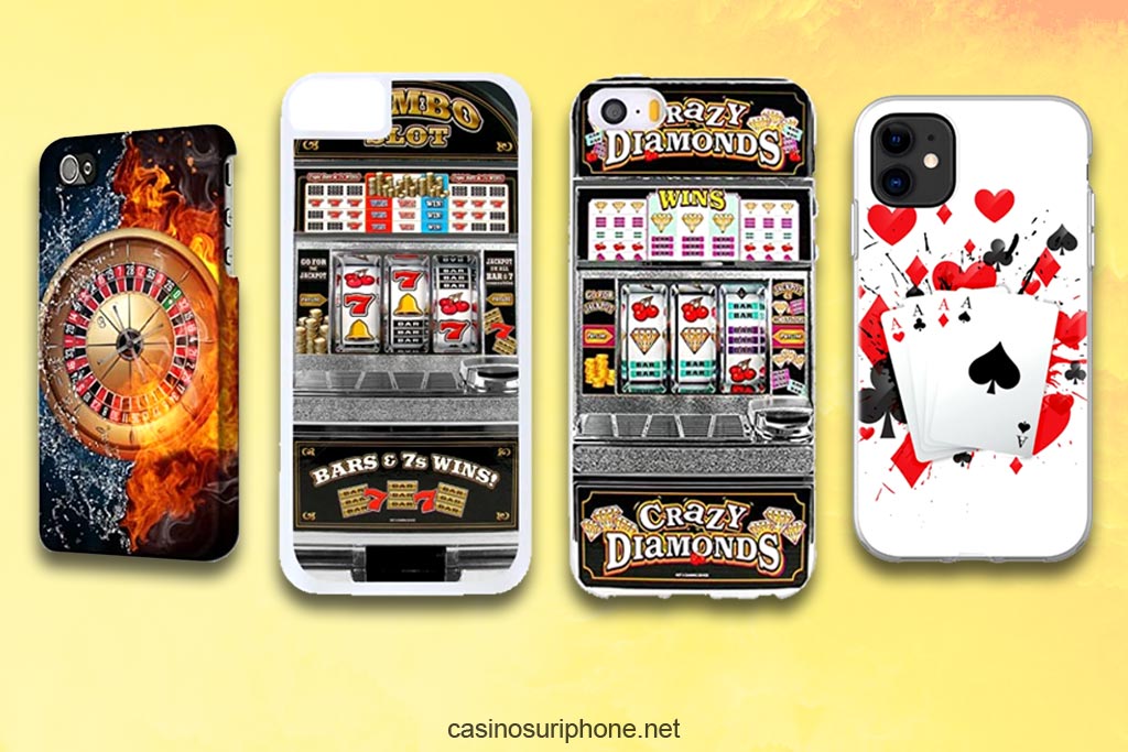 Des coques d’iPhone sur le thème des jeux de casinos